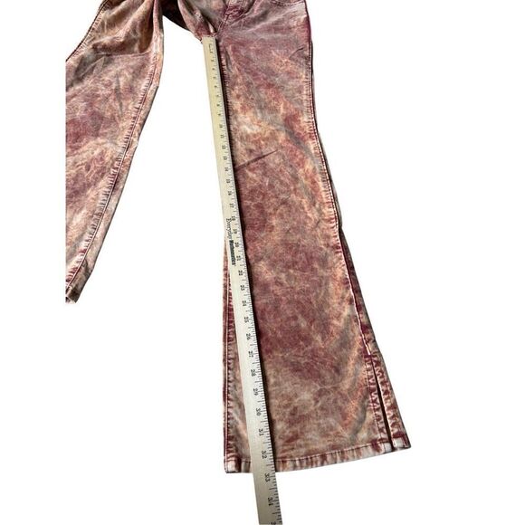 NEW Free People CRVY Foxy Lady Velvet Bootcut Pants 26 High Rise Rusty Brown - Picture 8 of 13